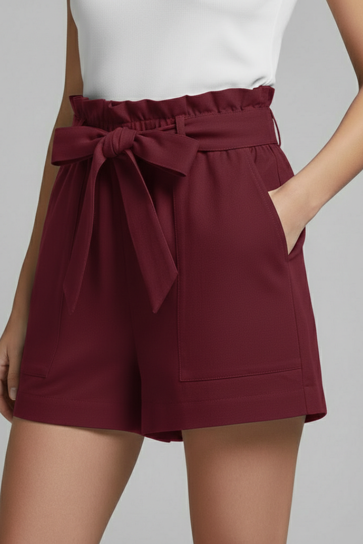Women's Casual Shorts Tie Waist