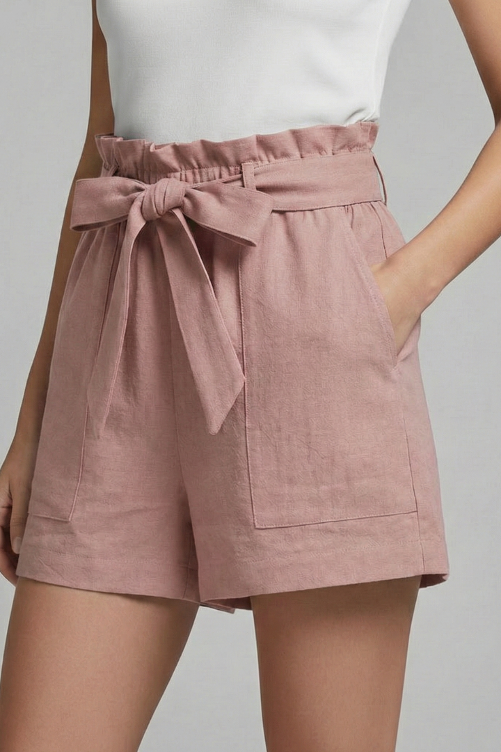 Women's Casual Shorts Tie Waist