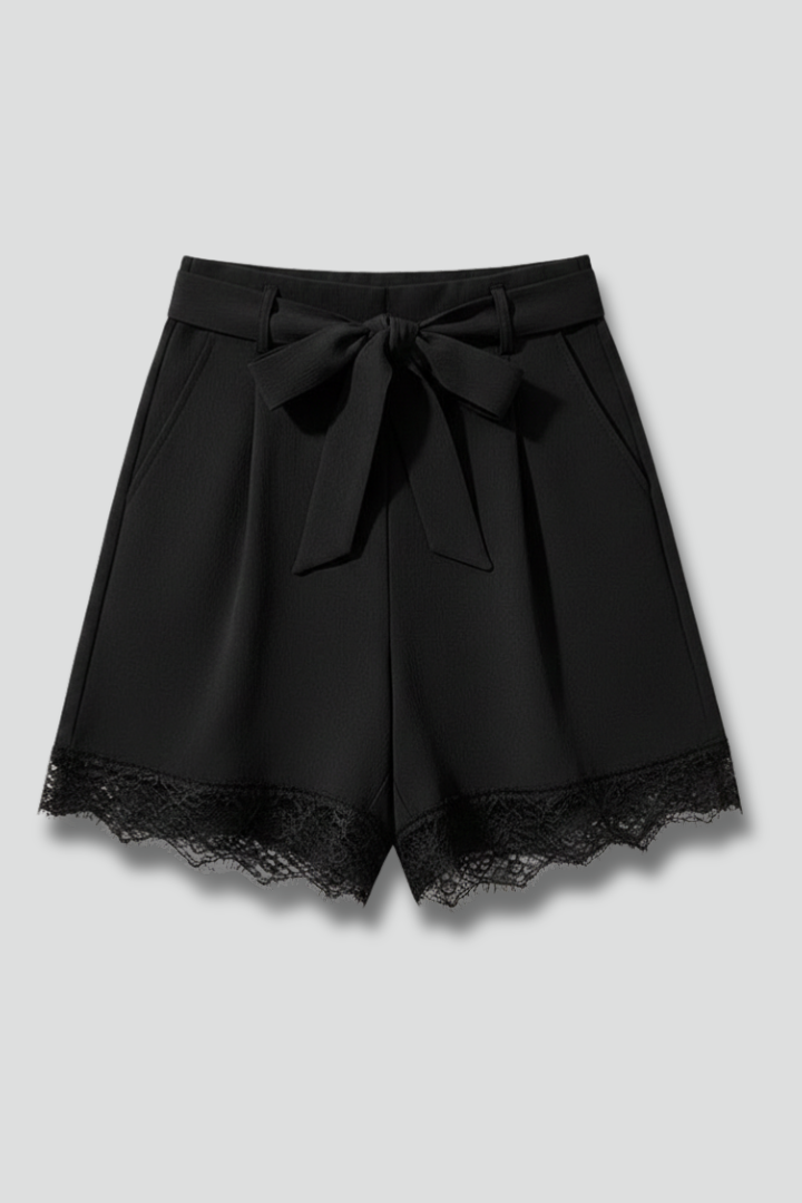 Women's Elegant Shorts Tie Waist