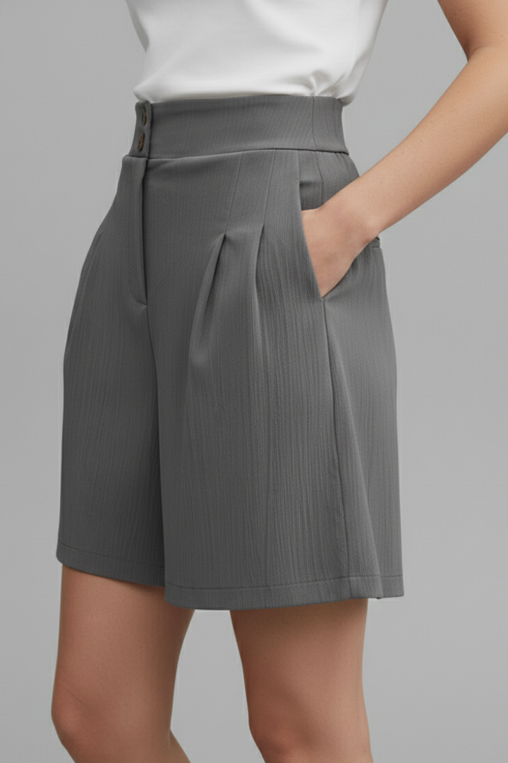 Women's High Waist Wide Leg Shorts