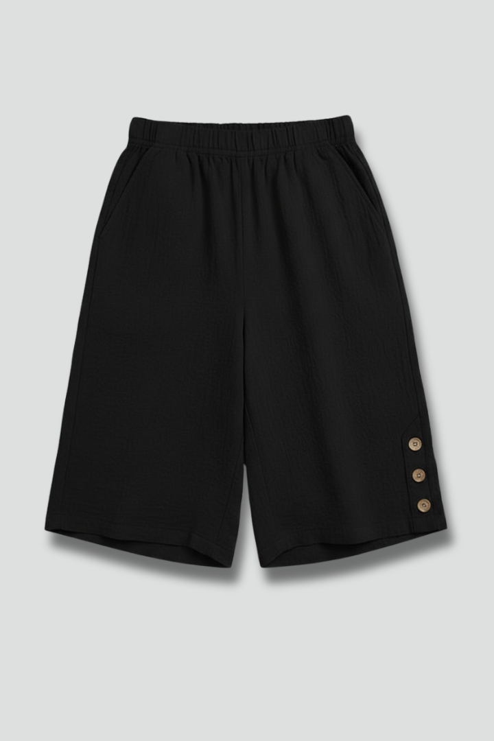Women's Wide Leg Shorts Elastic Waist