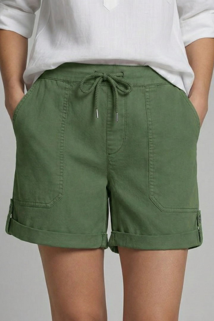 Women's Casual Drawstring Shorts with Pockets