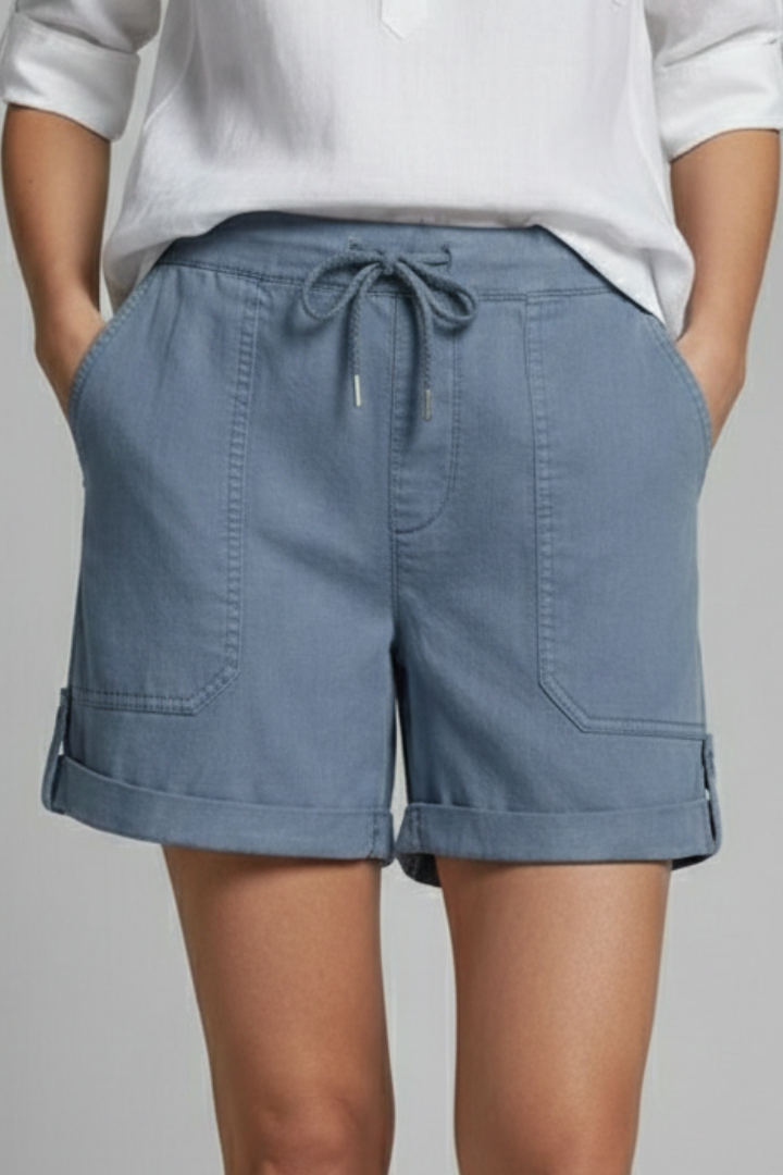 Women's Casual Drawstring Shorts with Pockets