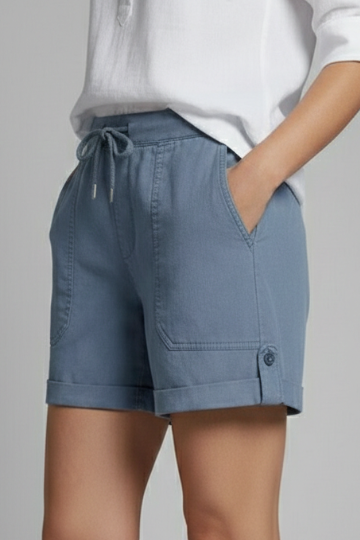 Women's Casual Drawstring Shorts with Pockets