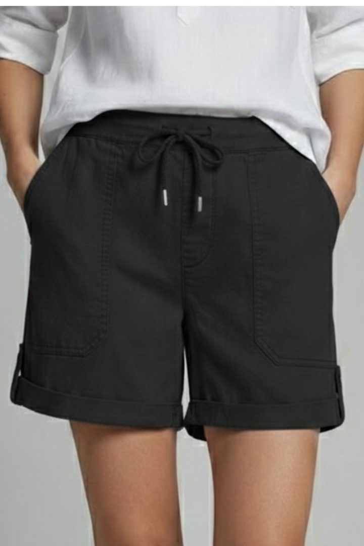 Women's Casual Drawstring Shorts with Pockets