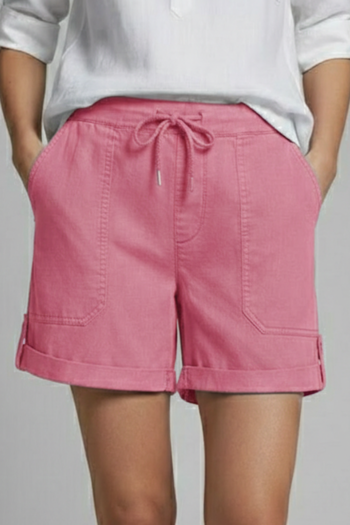 Women's Casual Drawstring Shorts with Pockets