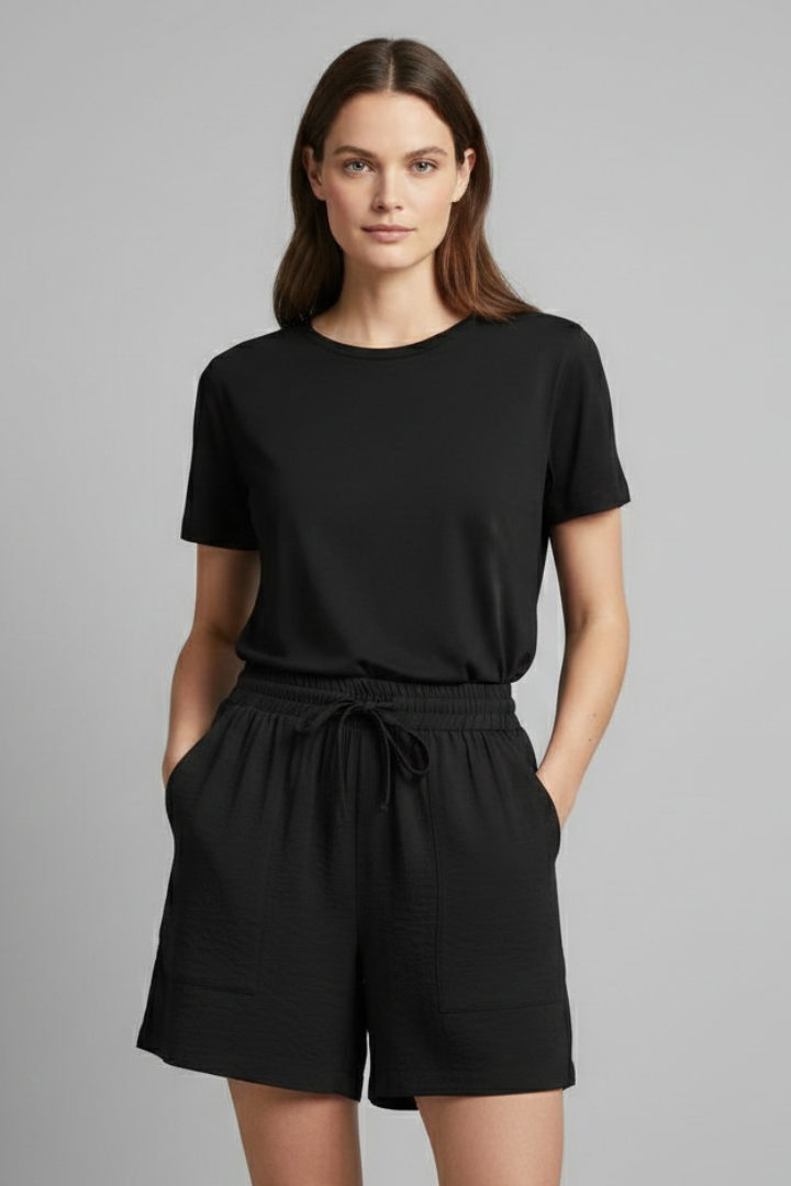 Women's Elastic Waist Shorts Drawstring