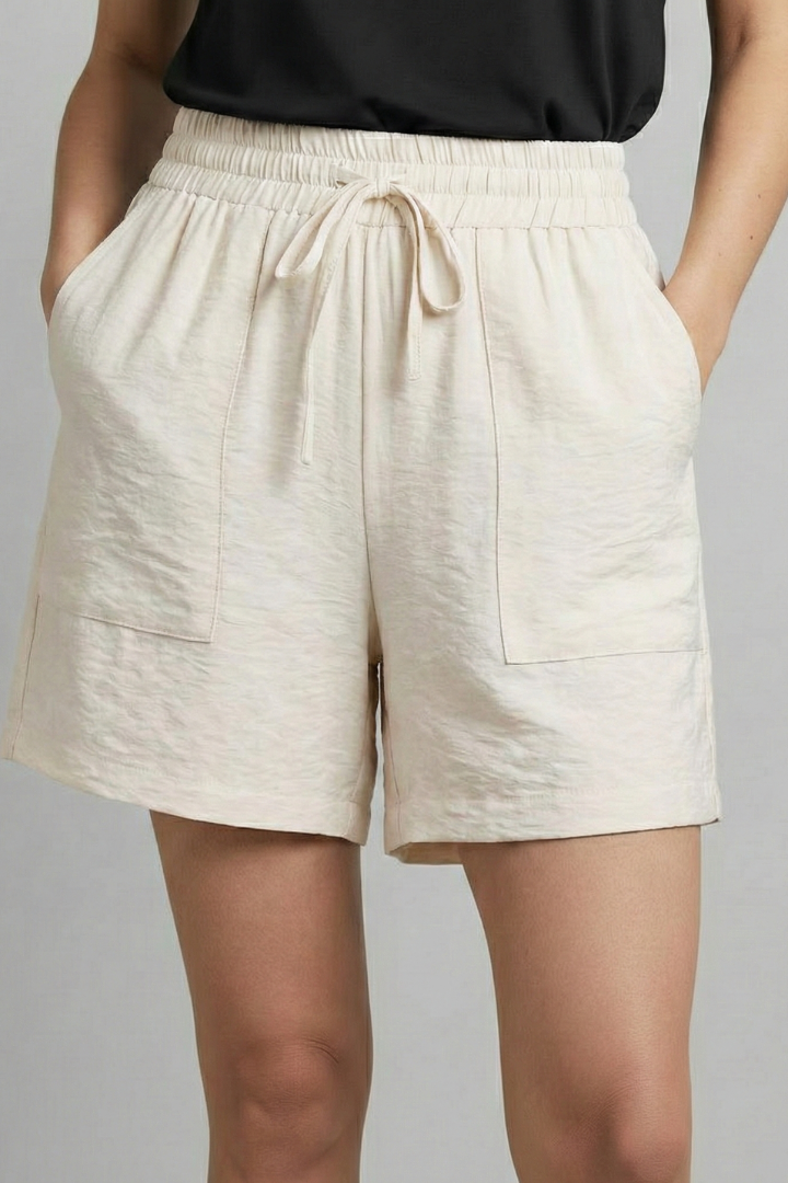 Women's Elastic Waist Shorts Drawstring