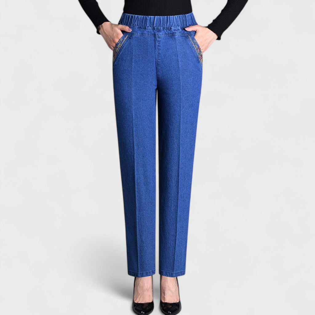 Women's Stretch Jeans Elastic Waist