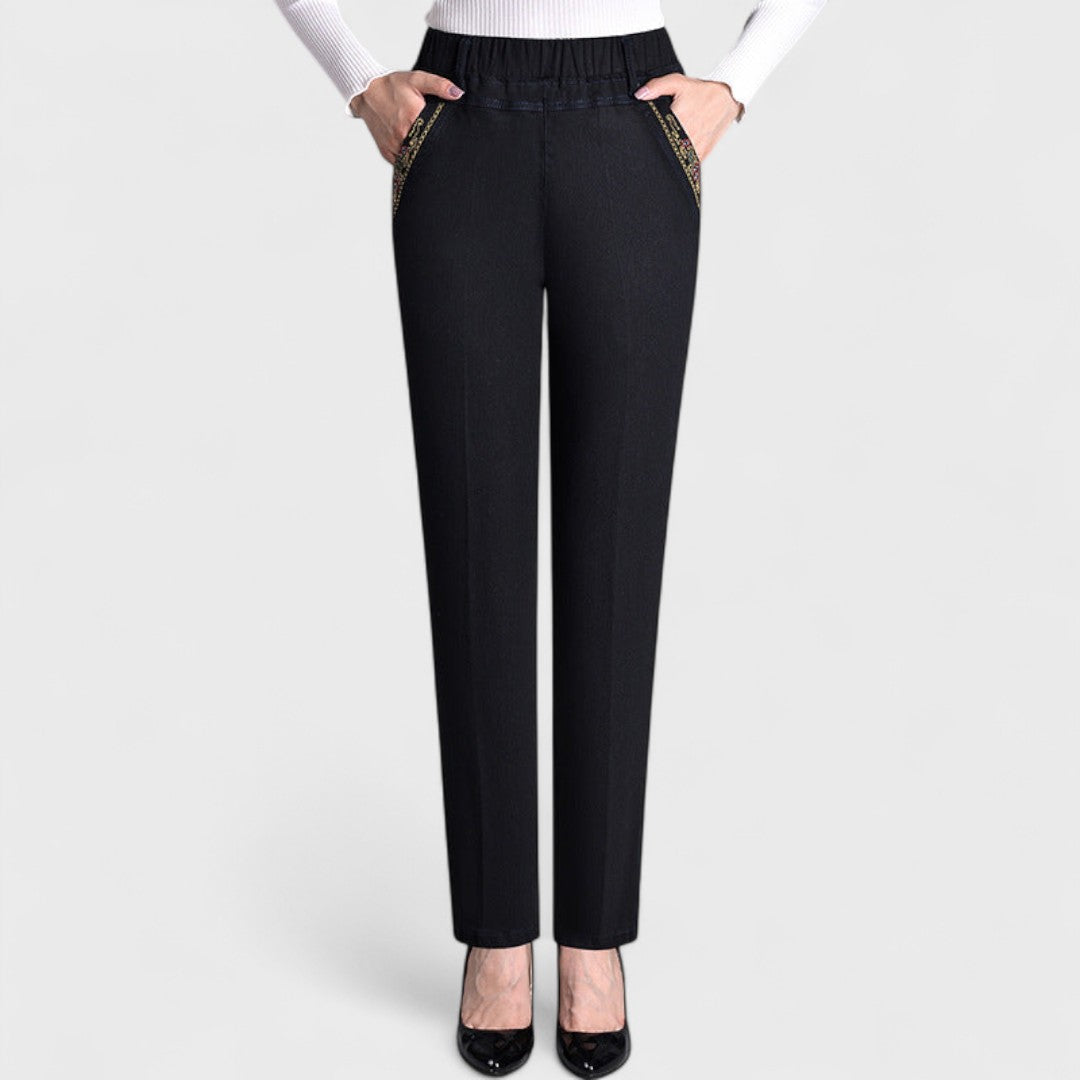 Women's Stretch Jeans Elastic Waist