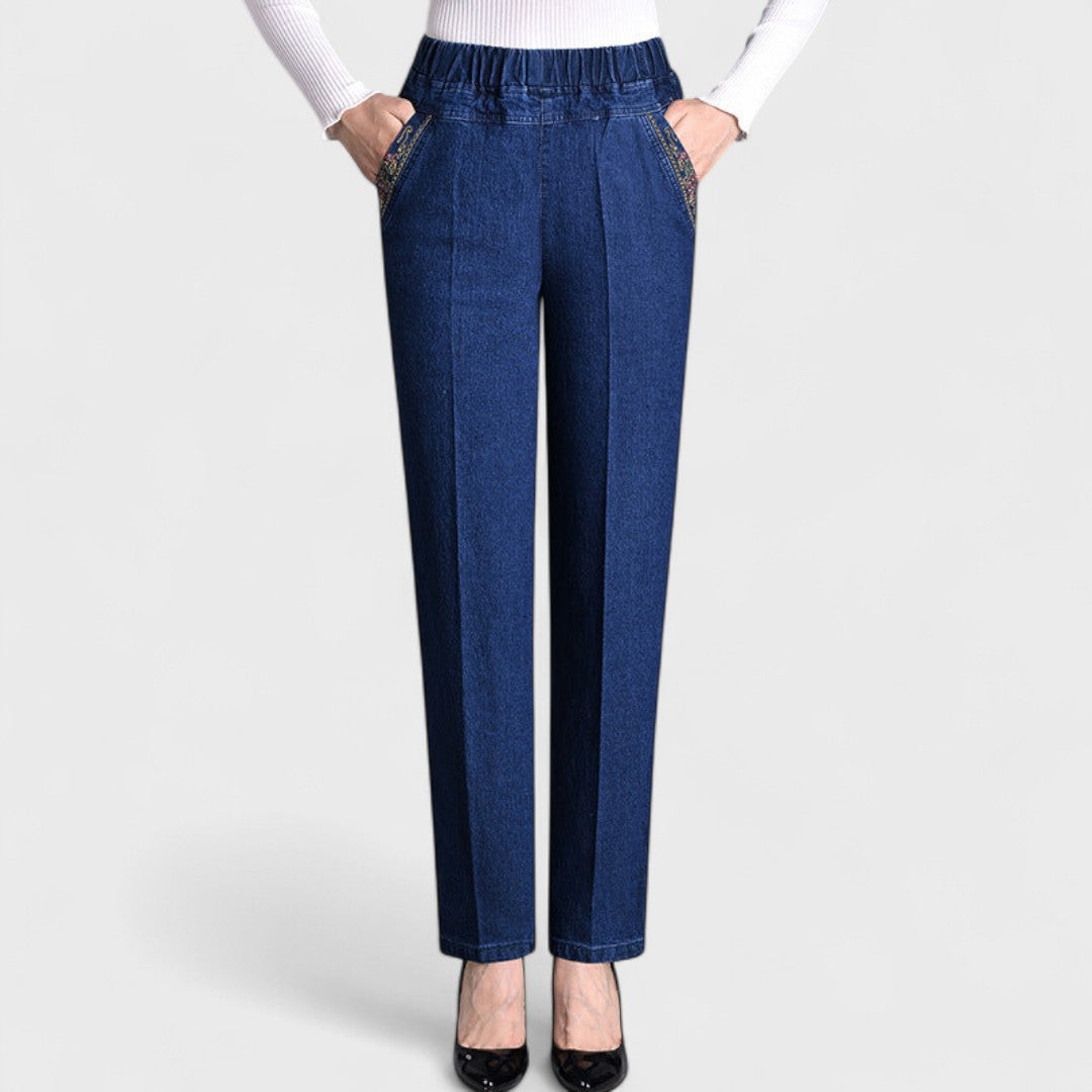 Women's Stretch Jeans Elastic Waist