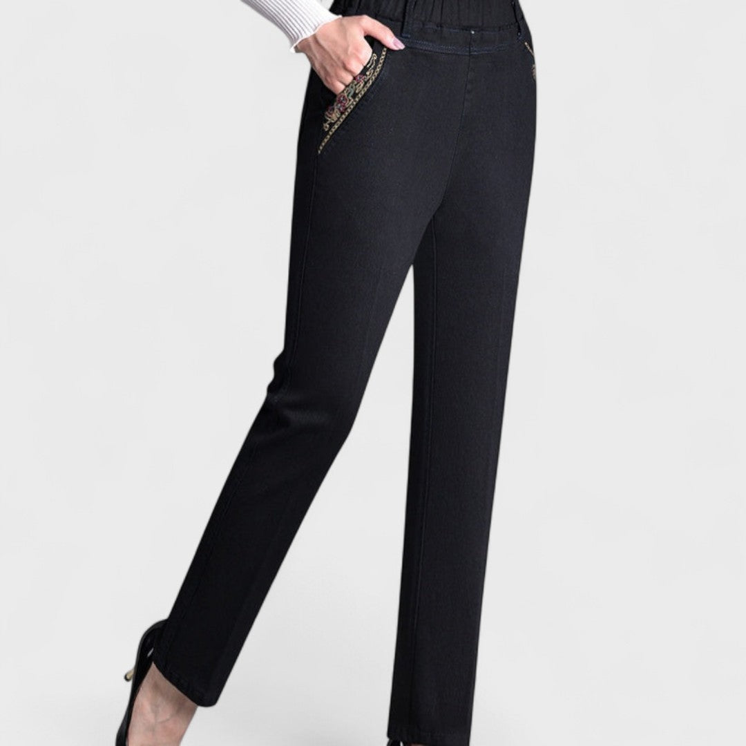 Women's Stretch Jeans Elastic Waist