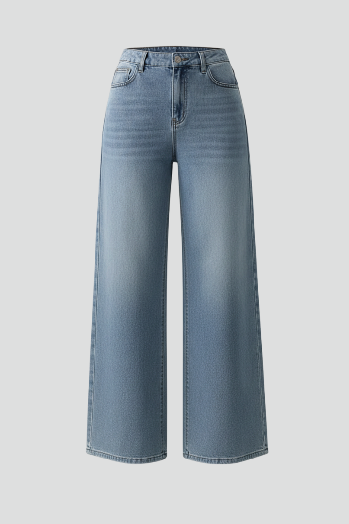 Women's High Rise Wide Leg Jeans