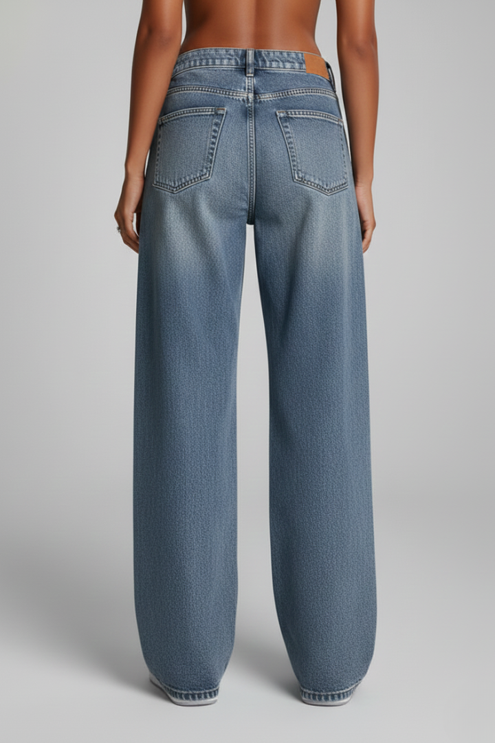 Women's Relaxed Wide Leg Jeans