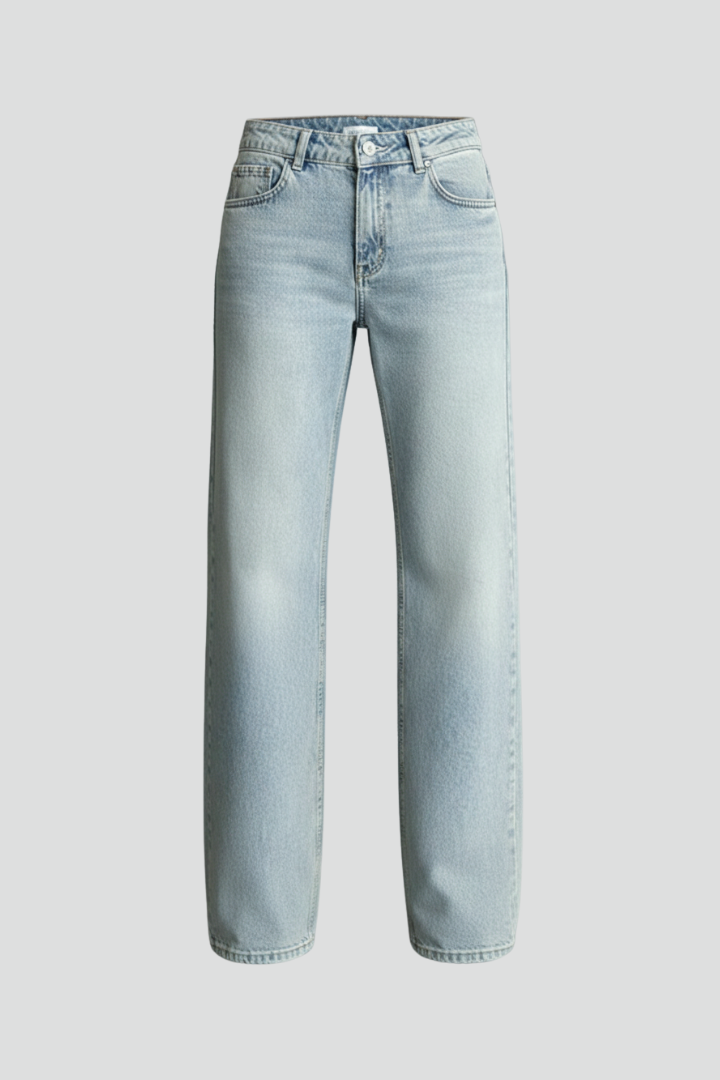 Women's Low Rise Straight Leg Jeans