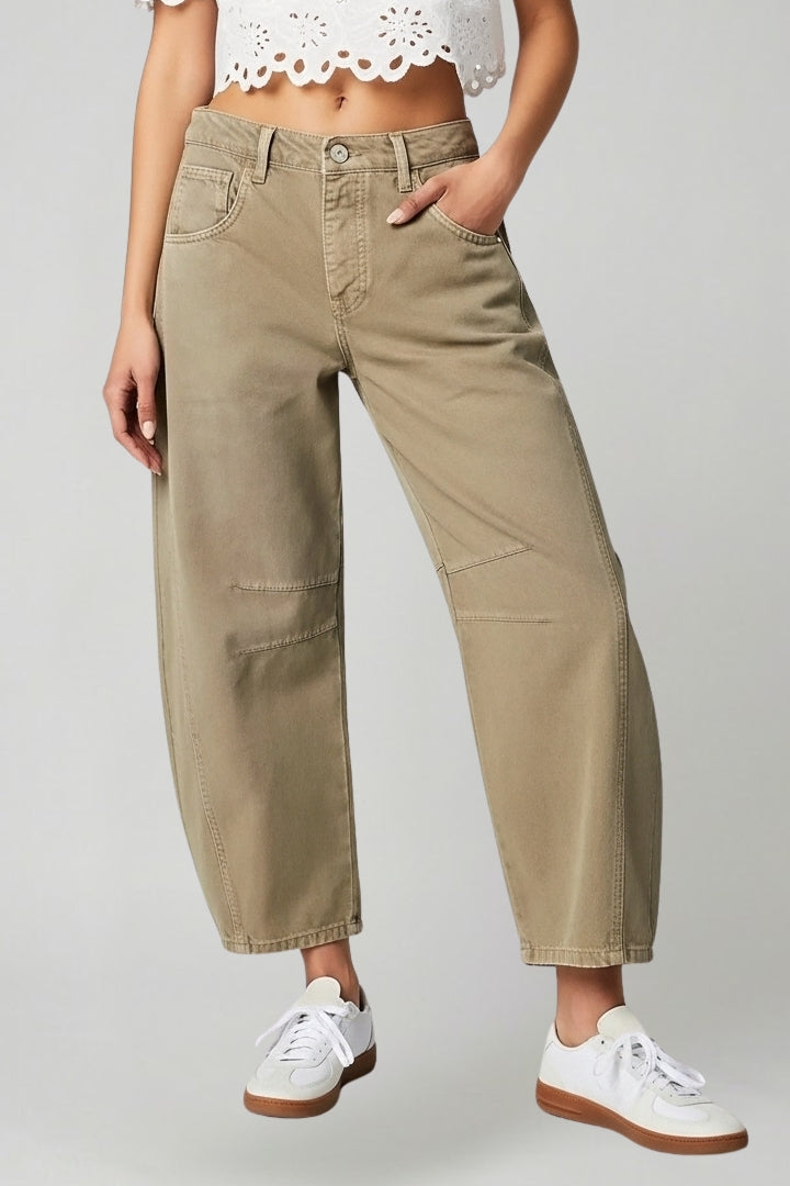 Women's High Waist Stretch Wide Leg Jeans