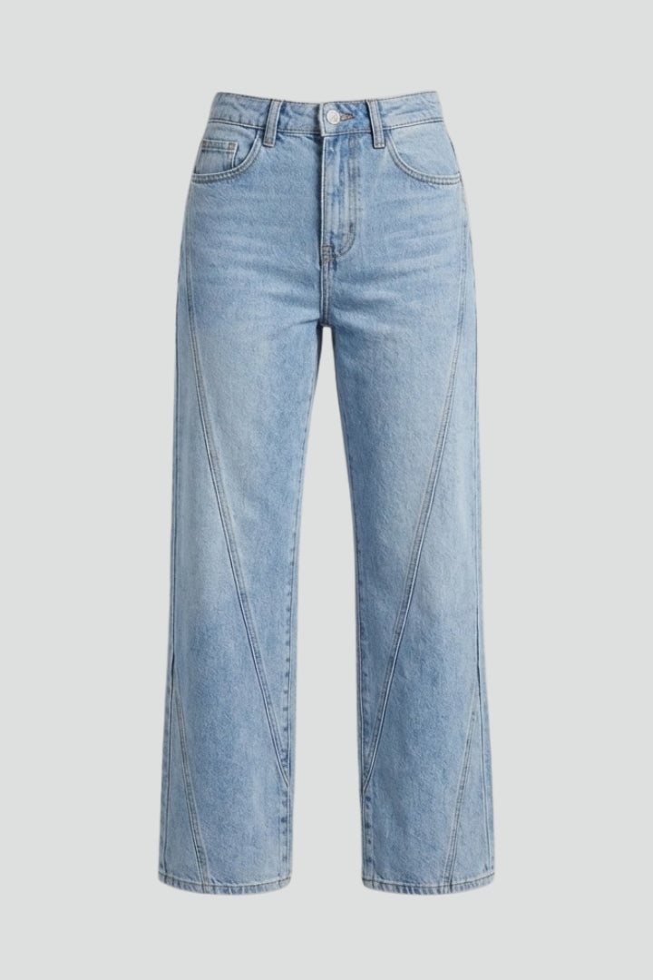Women's Classic High Waist Straight Leg Jeans
