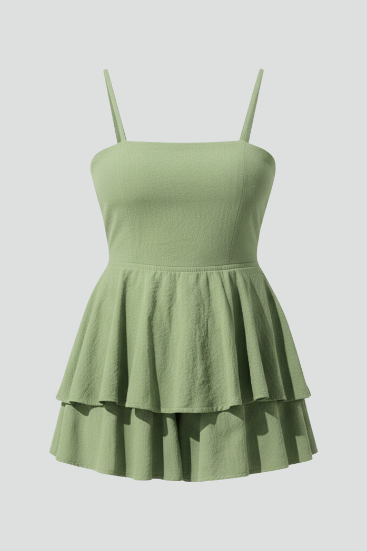 Women's Spaghetti Strap Flared Mini Dress