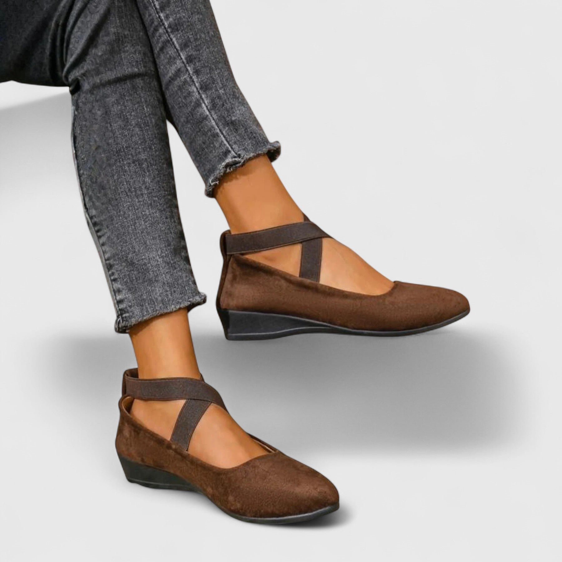 Women's Orthopedic Cross-Strap Flats