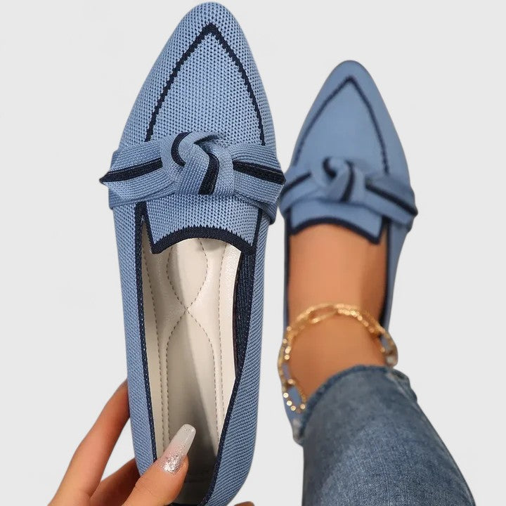 Women's Orthopedic Pointed-Toe Knot Loafers