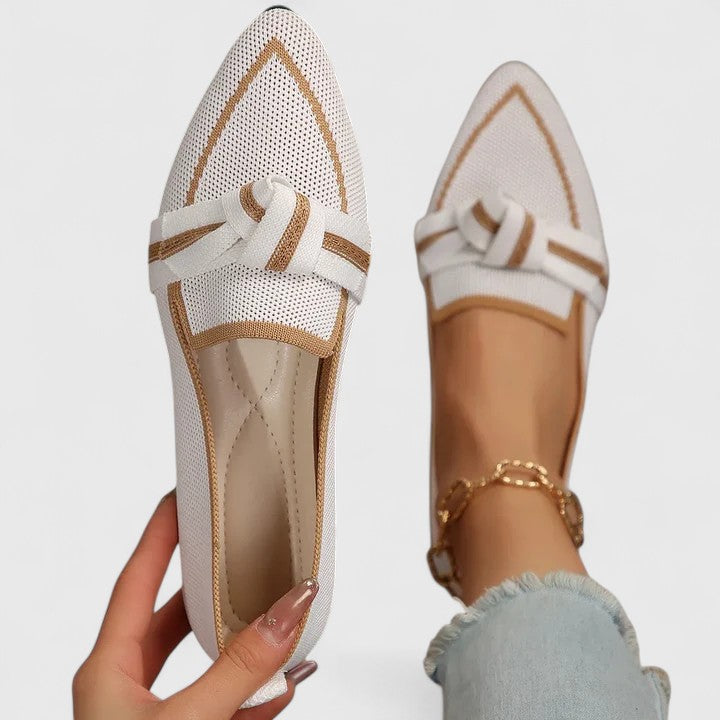 Women's Orthopedic Pointed-Toe Knot Loafers