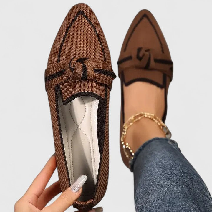 Women's Orthopedic Pointed-Toe Knot Loafers
