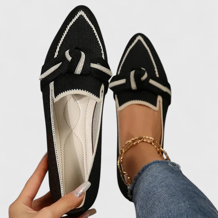 Women's Orthopedic Pointed-Toe Knot Loafers