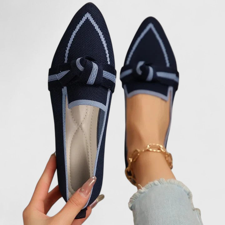 Women's Orthopedic Pointed-Toe Knot Loafers