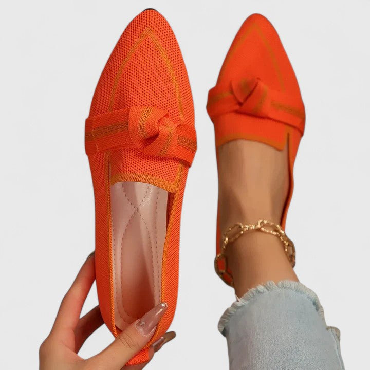 Women's Orthopedic Pointed-Toe Knot Loafers