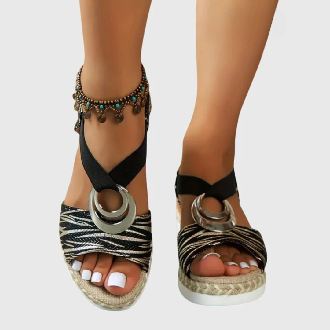 Women's Orthopedic Buckle-Strap Elevated Sandals