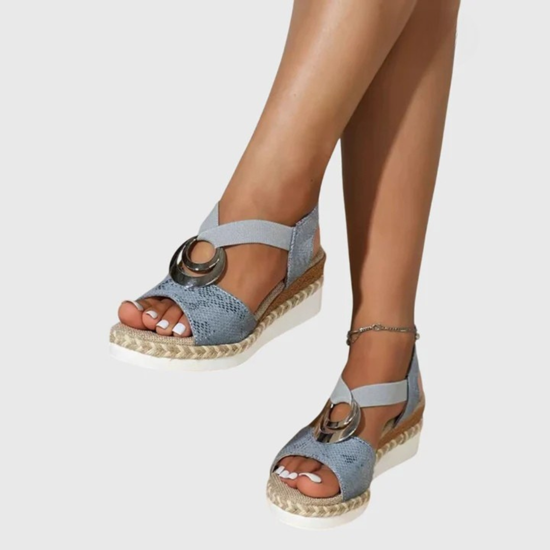 Women's Orthopedic Buckle-Strap Elevated Sandals