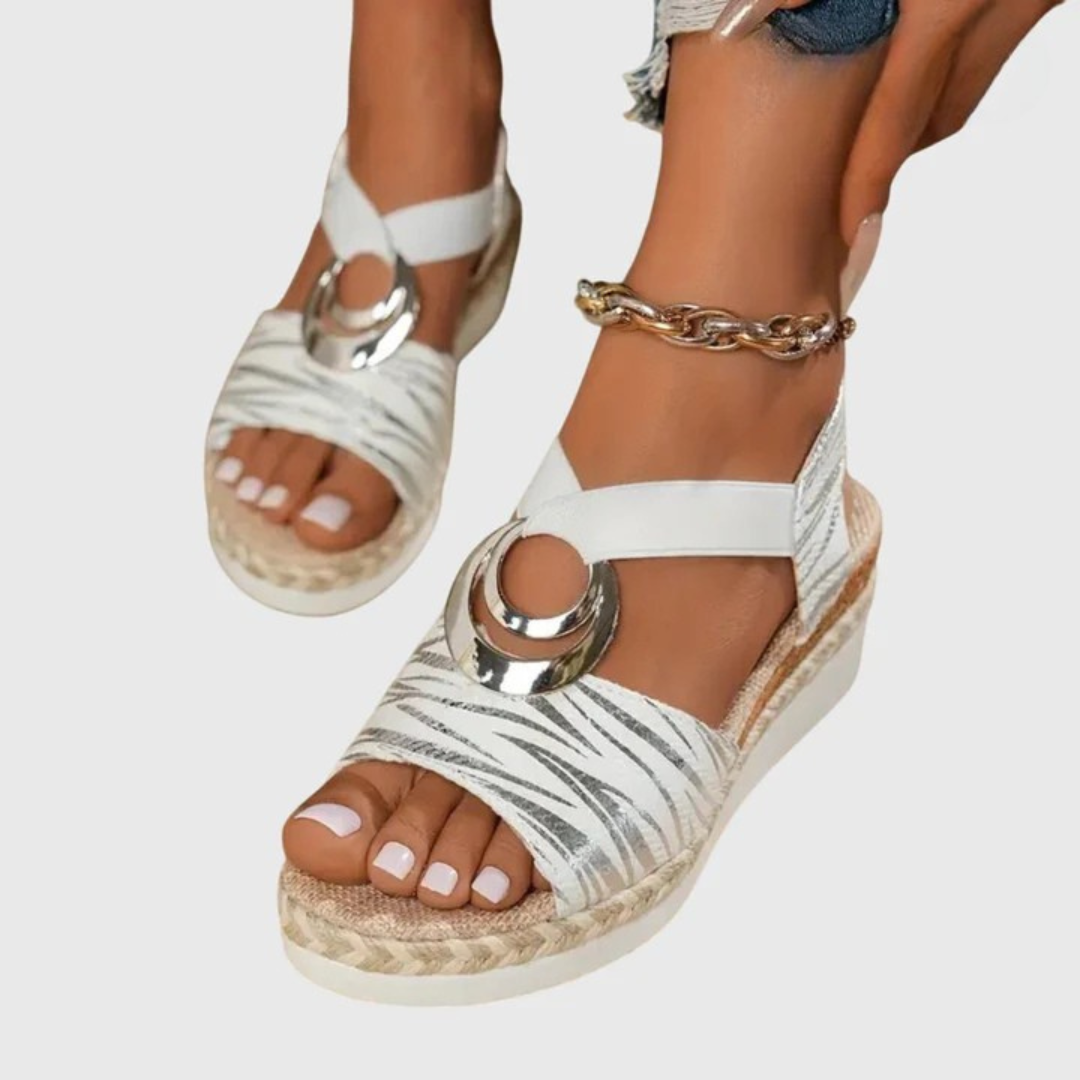 Women's Orthopedic Buckle-Strap Elevated Sandals