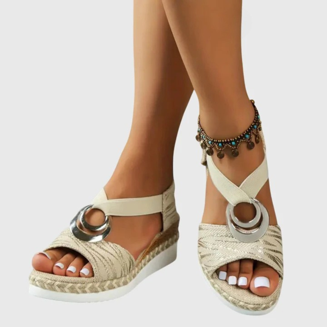 Women's Orthopedic Buckle-Strap Elevated Sandals