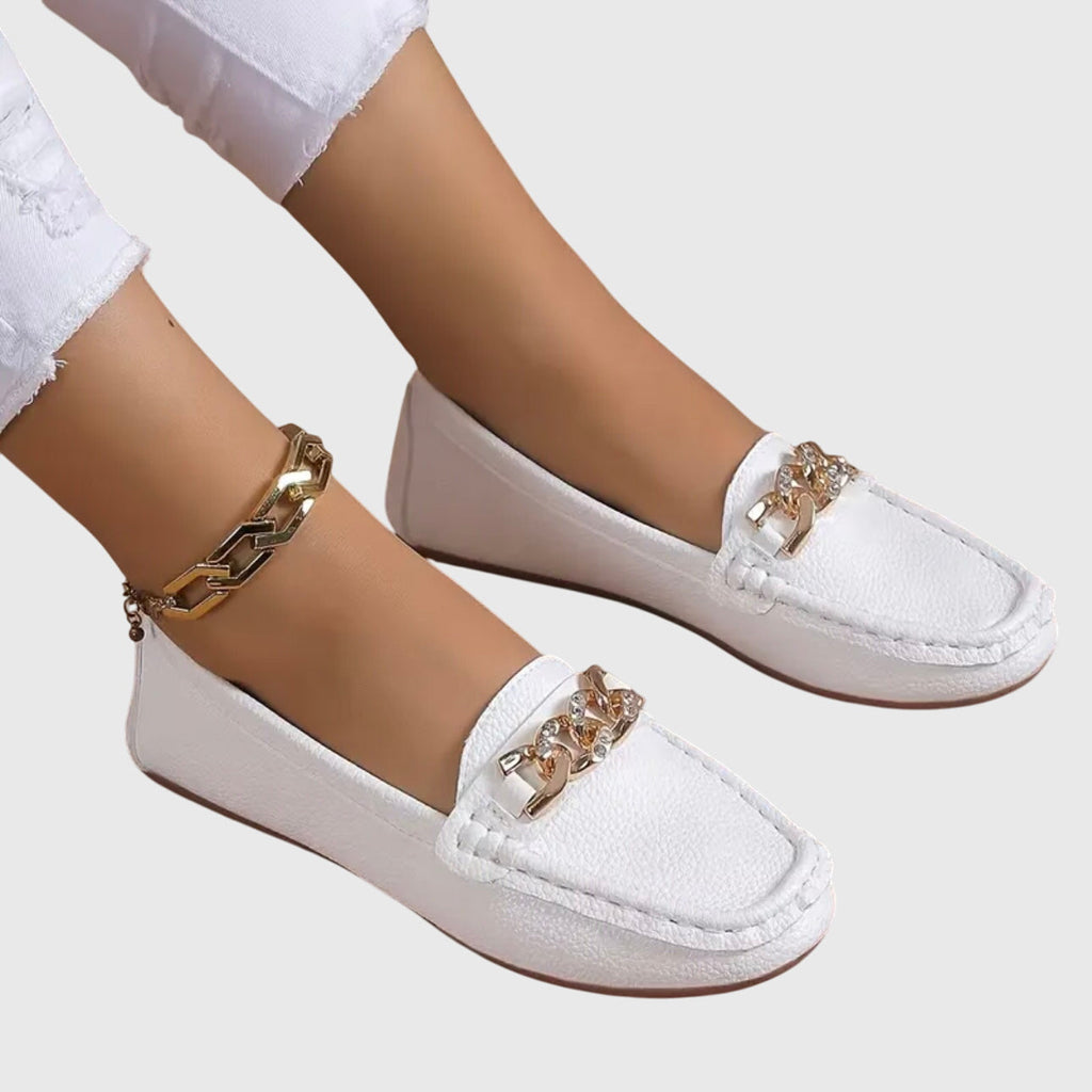 Women's Orthopedic Chain-Detail Loafers
