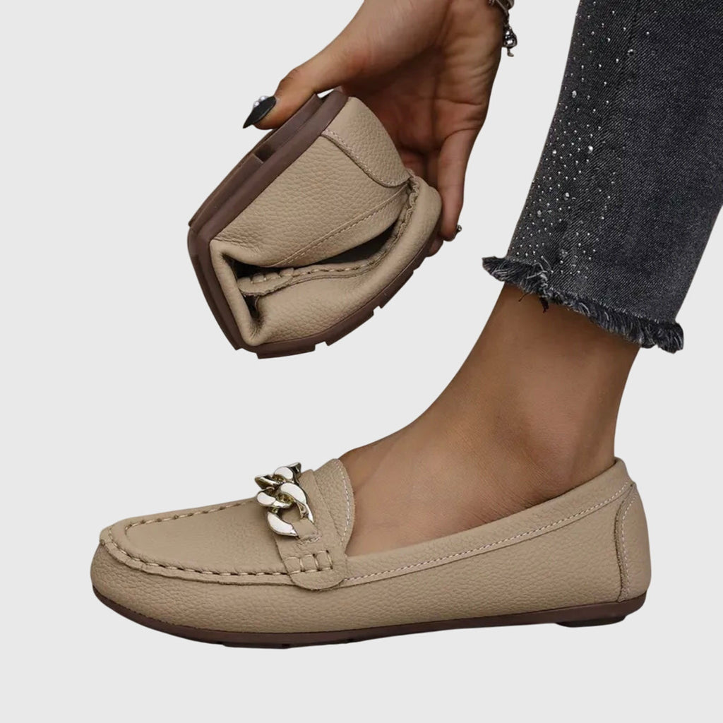 Women's Orthopedic Chain-Detail Loafers