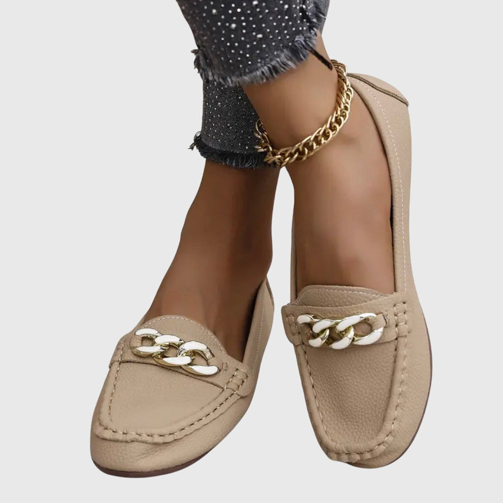 Women's Orthopedic Chain-Detail Loafers