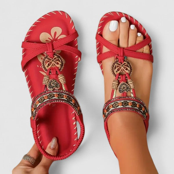 Women's Orthopedic Strappy Flat Sandals