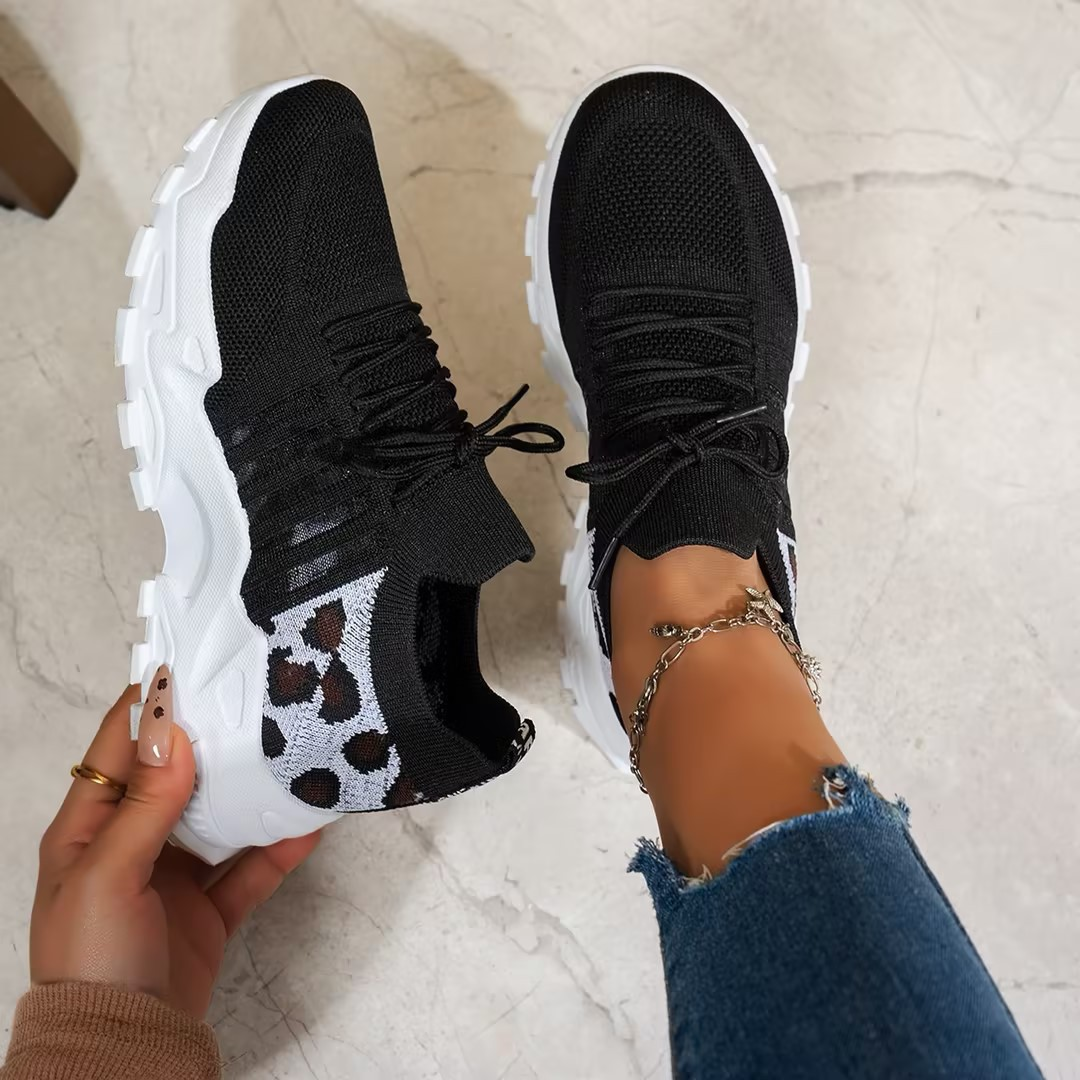 Women's Orthopedic Chunky Knit Running Sneakers