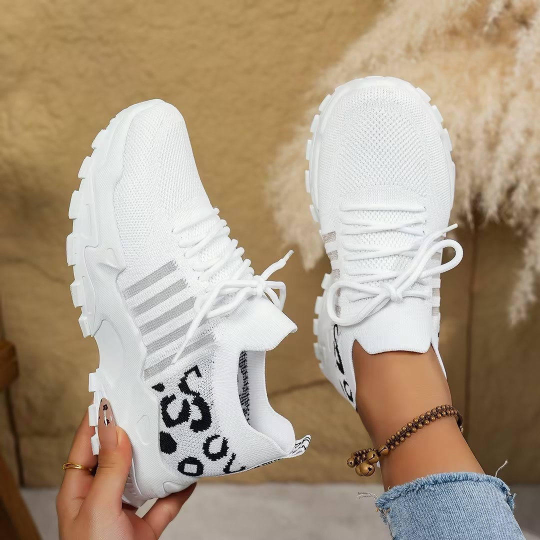 Women's Orthopedic Chunky Knit Running Sneakers