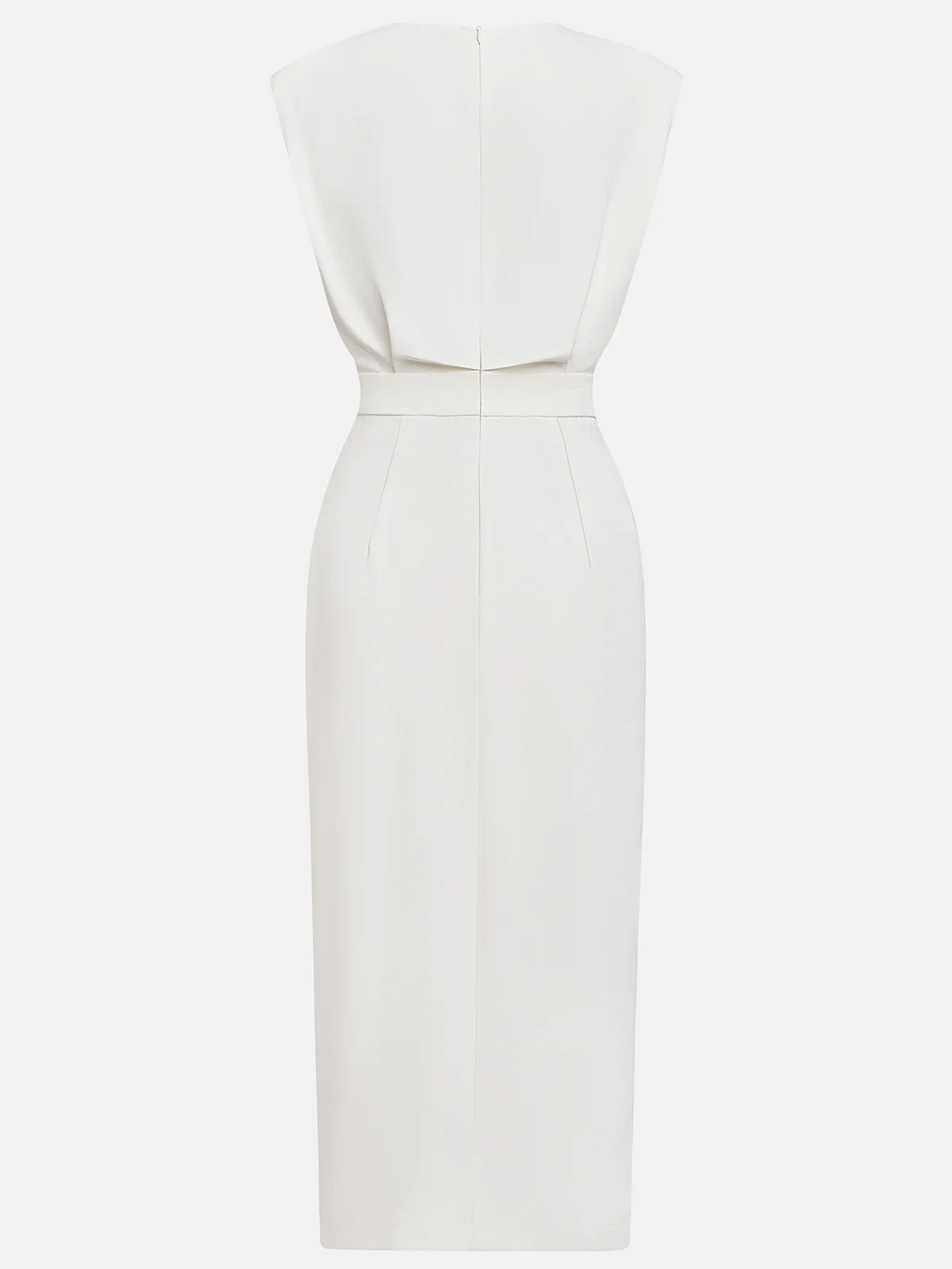 Women's Sleeveless Button-Detail Midi Dress