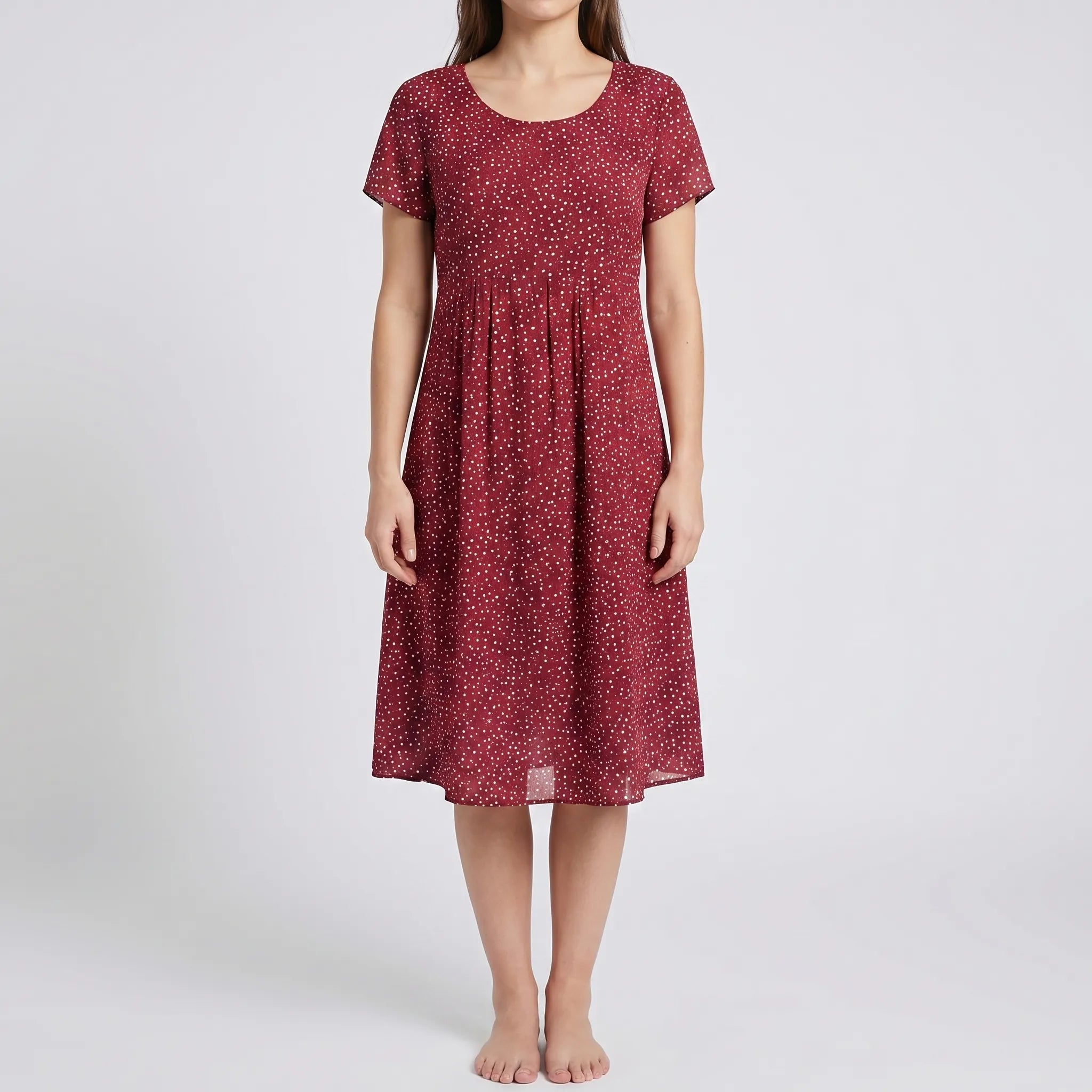 Women’s Printed Boho Midi Dress