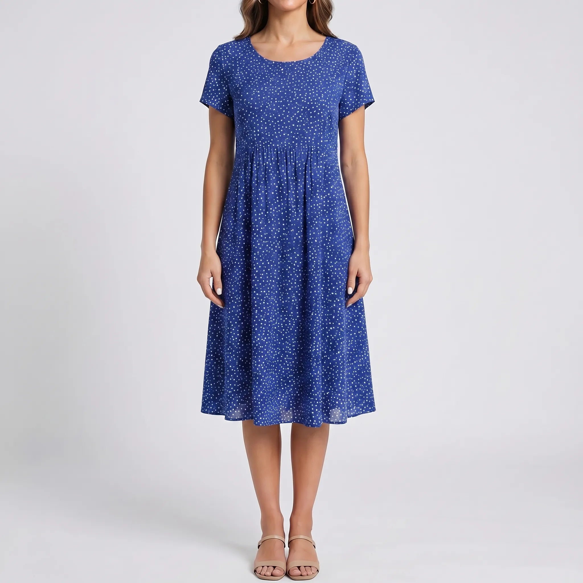 Women’s Printed Boho Midi Dress