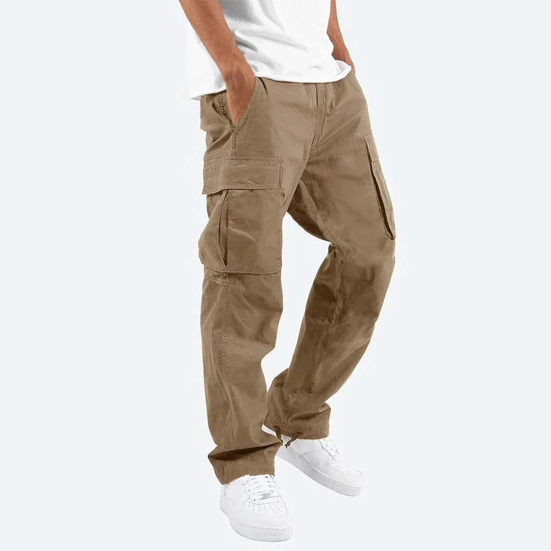 Men's Cargo Trousers - Gray