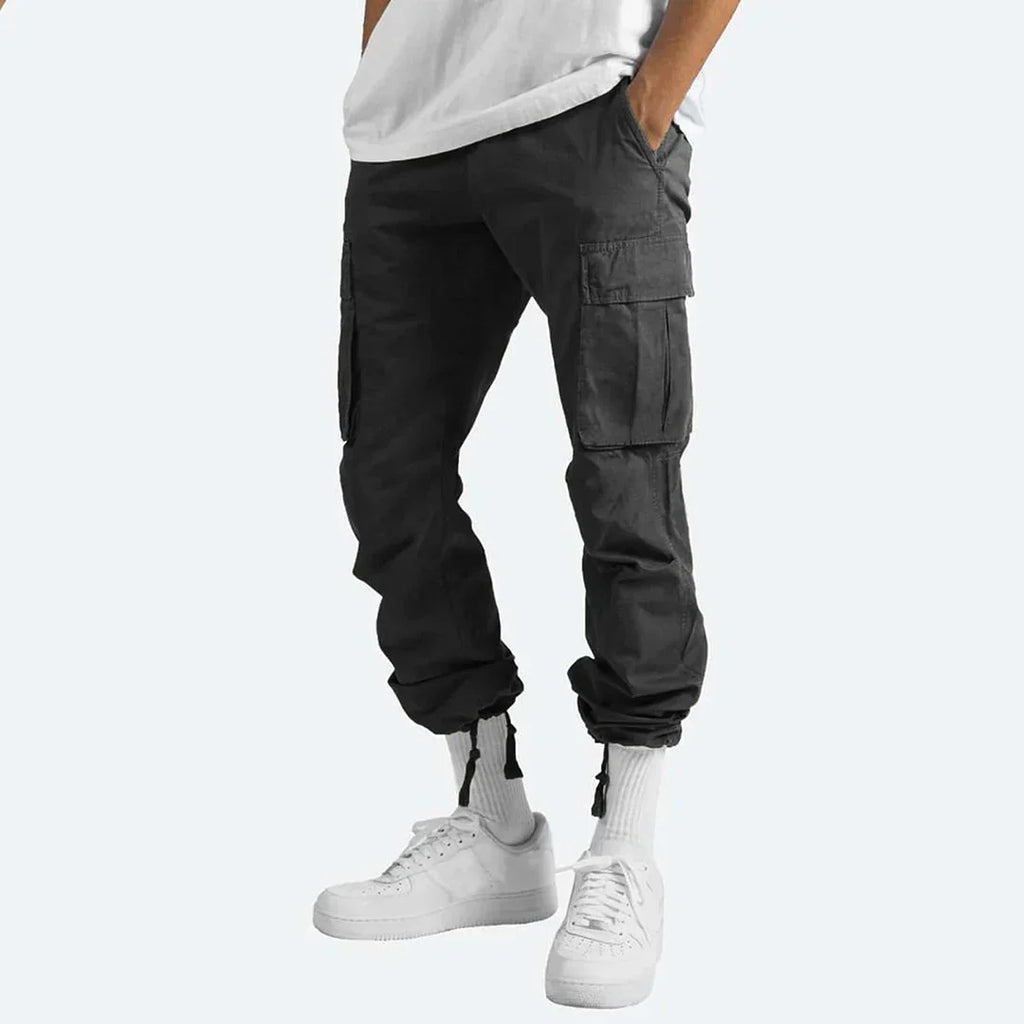 Men's Cargo Trousers - Black