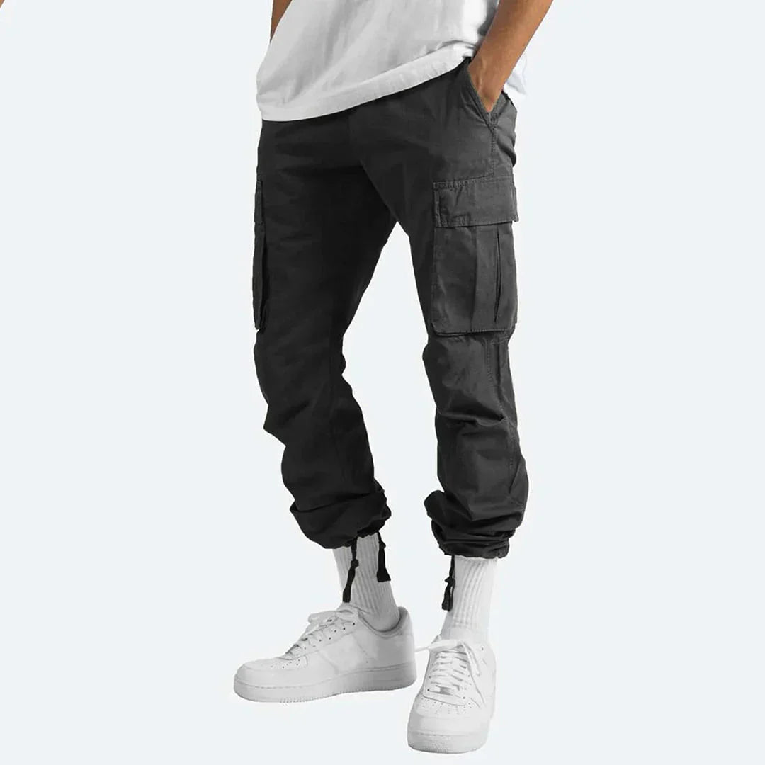 Men's Cargo Trousers - Black