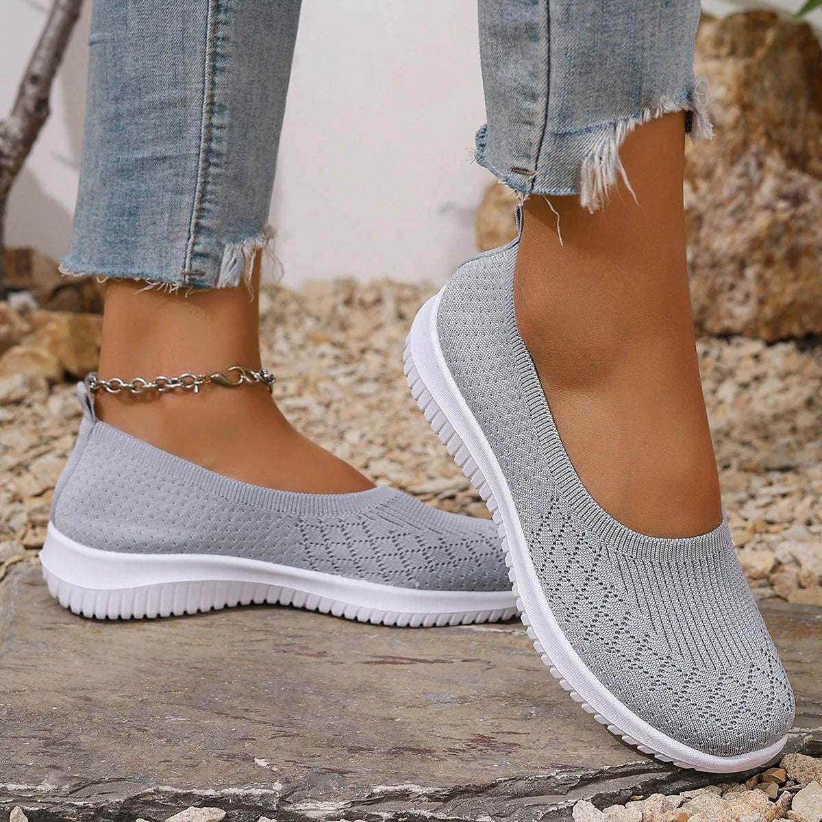 Women's Knit Slip-On Sneakers