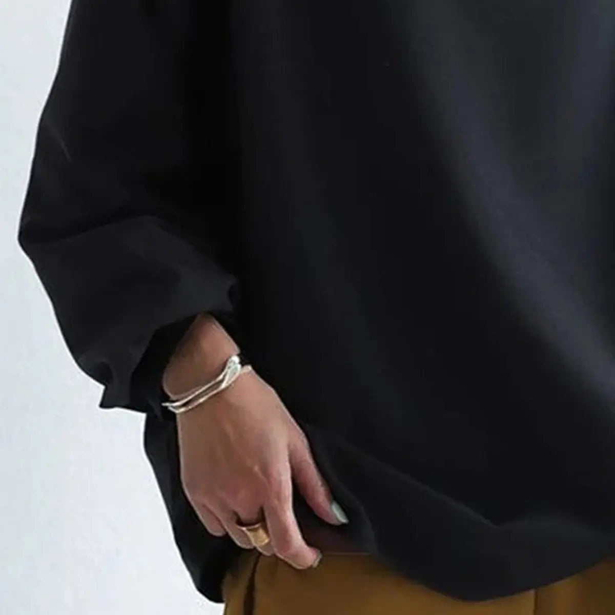 Women's Oversized Roll Neck Knit Top