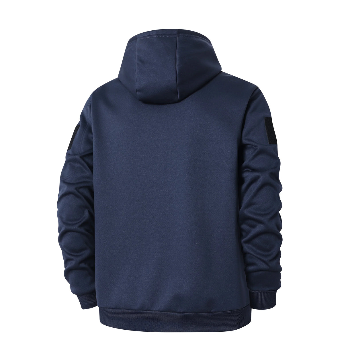 Men's Sherpa-Lined Hooded Fleece Jacket With Sleeve Pocket