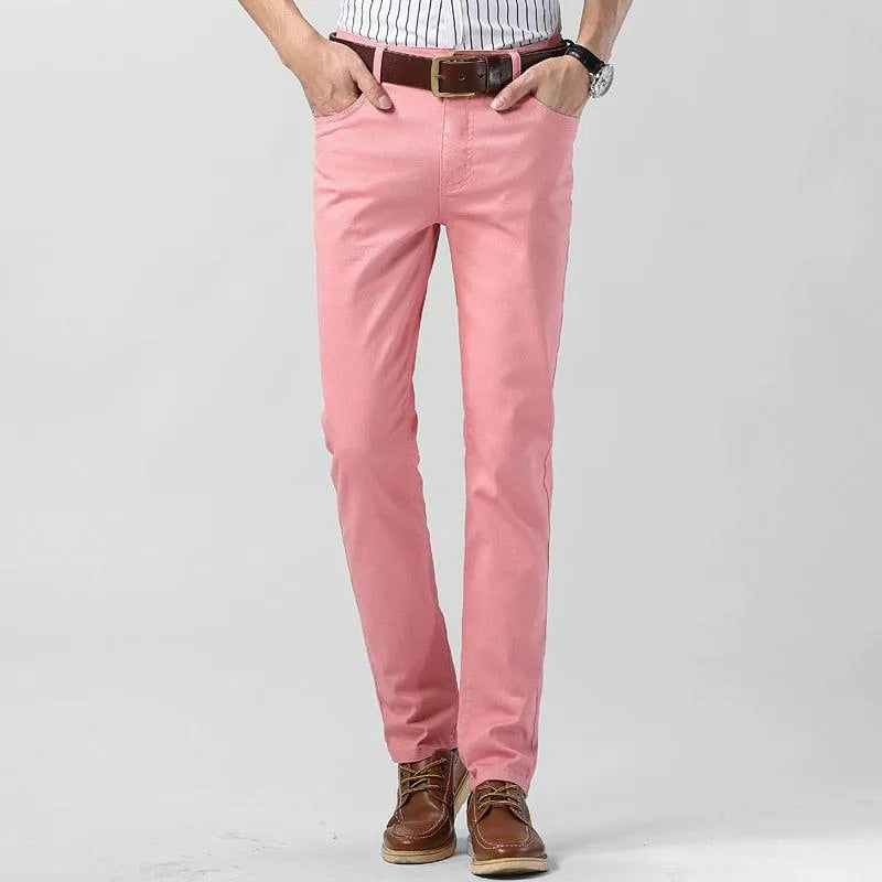 Men's Stretch Cotton Regular Fit Chino Trousers