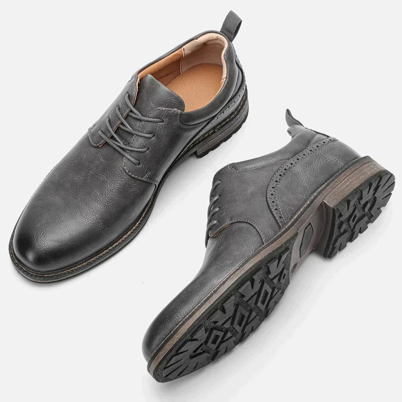 Men's Cushioned Ankle Boots with Non-Slip Sole